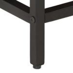 Tables basses gigognes 3pcs bois de manguier massif brut et fer – Image 6