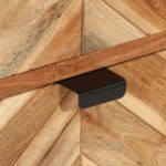 Armoire de salle de bain bois massif d'acacia et fer – Image 5