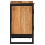 Armoire de salle de bain bois massif d'acacia et fer – Image 3