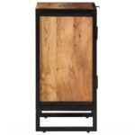 Armoire de salle de bain bois massif d'acacia et fer – Image 3