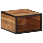 Table de chevet murale 35x35x20 cm bois massif d'acacia – Image 10