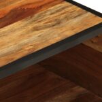 Table de chevet murale 35x35x20 cm bois massif d'acacia – Image 6