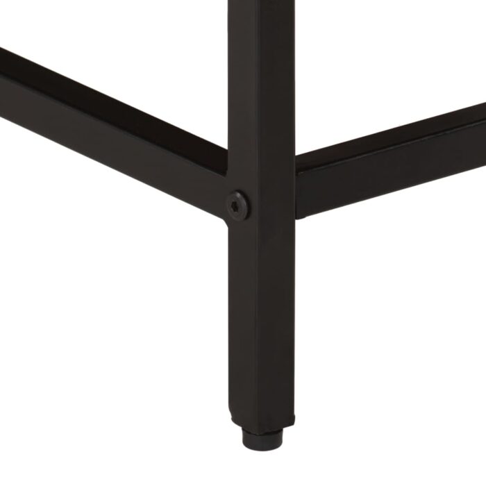 Table de chevet 40x40x45 cm bois de manguier massif – Image 4