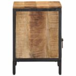 Table de chevet 40x35x50 cm bois de manguier massif – Image 3