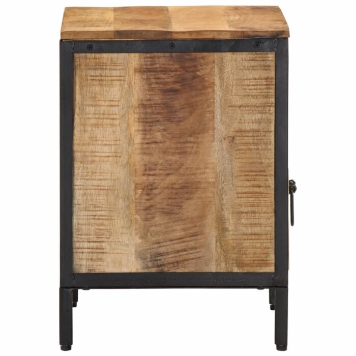 Table de chevet 40x35x50 cm bois de manguier massif – Image 3