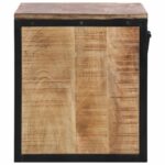Table de chevet 40x35x40 cm bois de manguier massif – Image 3