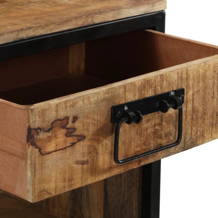 Table de chevet 40x35x40 cm bois de manguier massif – Image 7