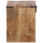 Table de chevet 40x30x37 cm bois de manguier massif – Image 3