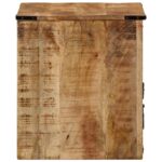 Table de chevet 45x40x45 cm bois de manguier massif – Image 3