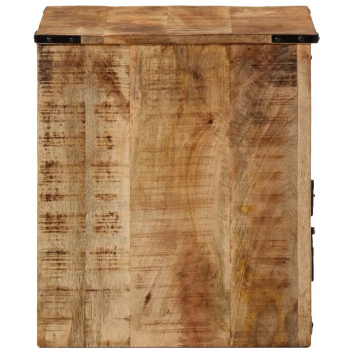 Table de chevet 45x40x45 cm bois de manguier massif – Image 3