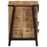 Table de chevet 40x30x42 cm bois de manguier massif – Image 3