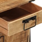 Table de chevet 40x30x42 cm bois de manguier massif – Image 6
