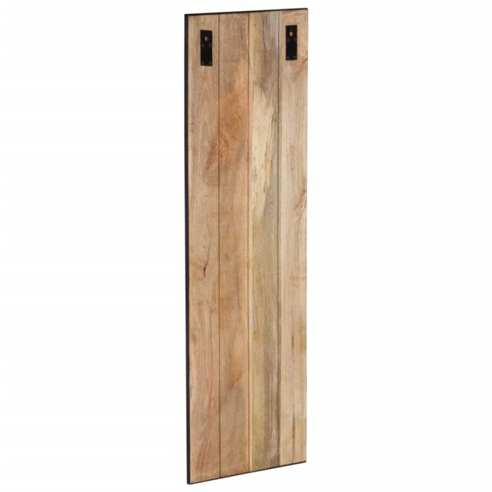 Porte-manteau 35x8x110 cm bois de manguier massif brut – Image 2