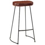 Tabourets de bar Gavin lot de 2 marron foncé 44x37,5x78 cm – Image 2