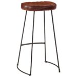 Tabourets de bar Gavin lot de 2 marron foncé 44x37,5x78 cm – Image 5