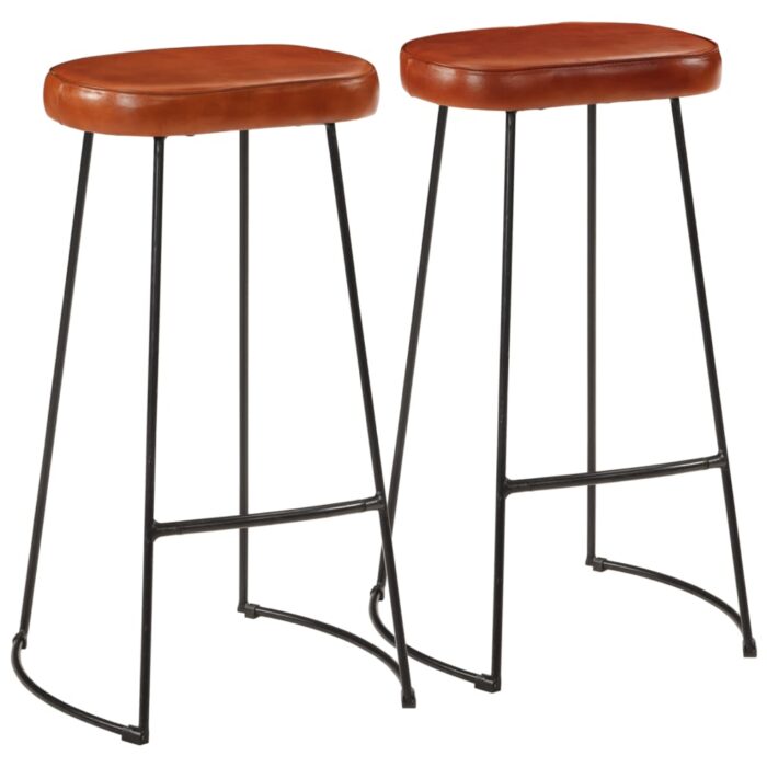 Tabourets de bar Gavin lot de 2 44x37,5x78 cm – Image 1