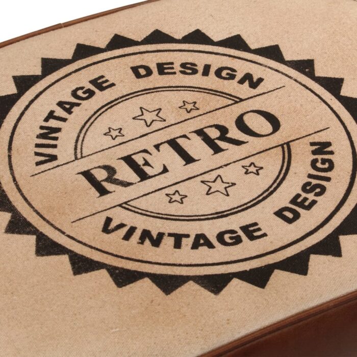 Tabourets de bar lot de 2 marron foncé 44x37,5x78 cm – Image 7