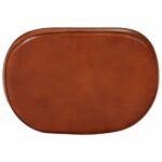 Tabourets de bar lot de 2 marron foncé 41x29x62 cm – Image 5