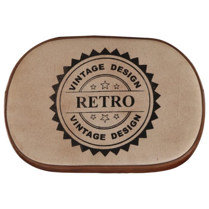 Tabourets de bar lot de 2 marron foncé 41x29x62 cm – Image 5