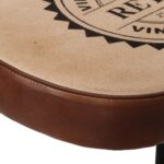 Tabourets de bar lot de 2 marron foncé 41x29x62 cm – Image 6