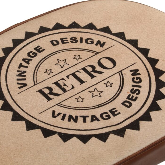 Tabourets de bar lot de 2 marron foncé 41x29x62 cm – Image 7