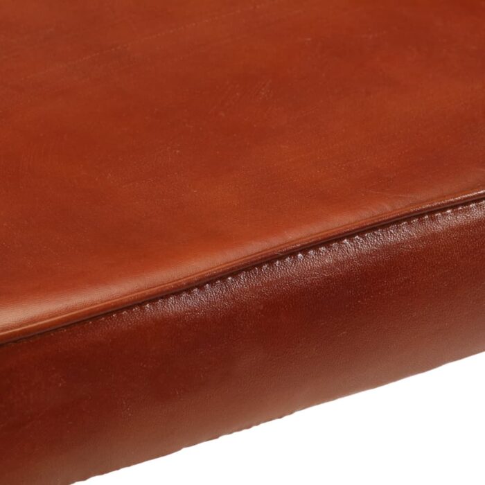 Tabourets de bar lot de 2 marron foncé 40x29,5x53 cm – Image 6