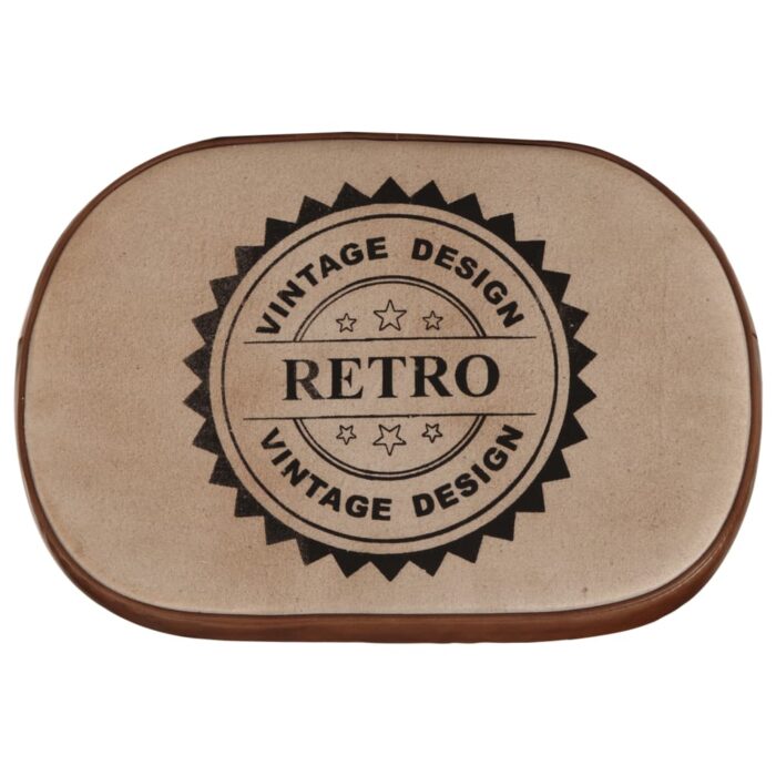 Tabourets de bar lot de 2 marron foncé 40x29,5x53 cm – Image 5