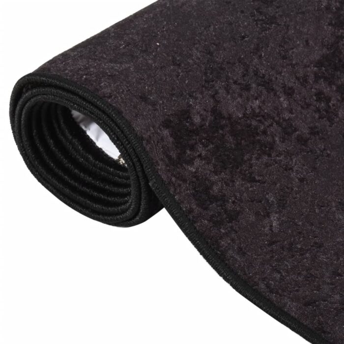 Tapis lavable anthracite 120x170 cm antidérapant – Image 2