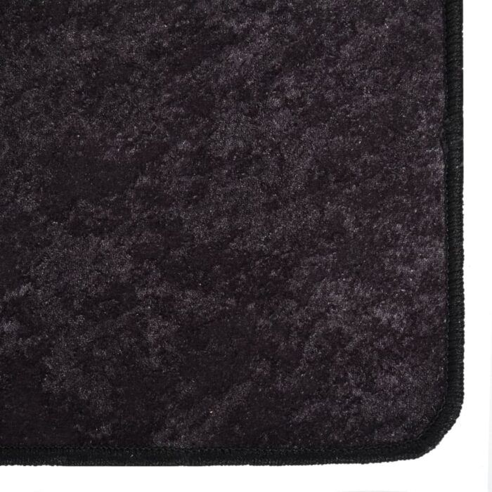 Tapis lavable anthracite 120x170 cm antidérapant – Image 5