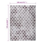 Tapis lavable multicolore 120x170 cm antidérapant – Image 4