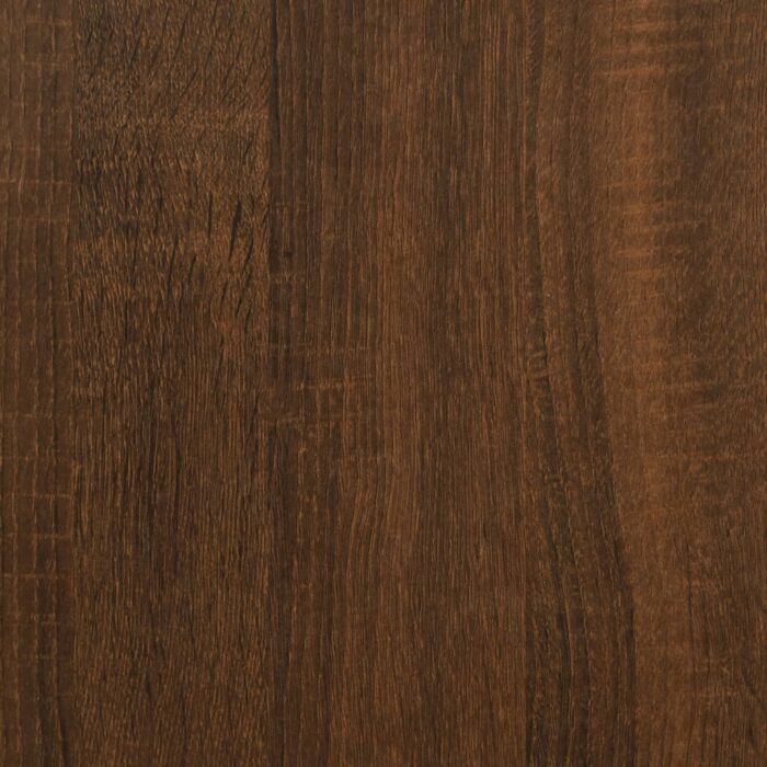 Banc de rangement chêne marron 42x42x46 cm bois d'ingénierie – Image 6