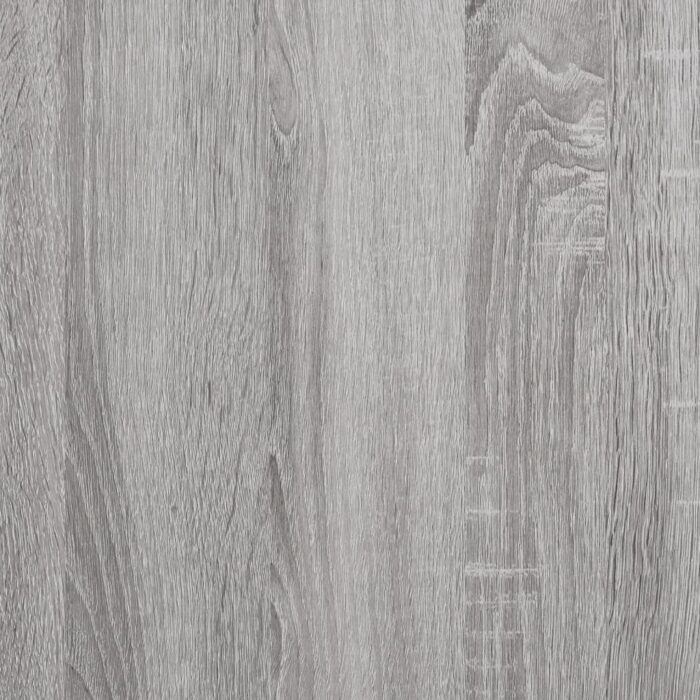 Banc de rangement sonoma gris 82x42x46 cm bois d'ingénierie – Image 6