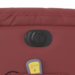 Fauteuil de massage inclinable électrique rouge bordeaux – Image 9