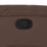 Fauteuil inclinable marron similicuir – Image 9