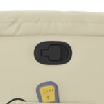 Fauteuil inclinable de massage Crème Similicuir – Image 9