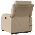 Fauteuil inclinable de massage Cappuccino Similicuir – Image 2
