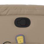 Fauteuil inclinable de massage Cappuccino Similicuir – Image 9