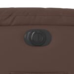 Fauteuil inclinable électrique marron similicuir – Image 10