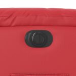 Fauteuil inclinable électrique rouge similicuir – Image 10