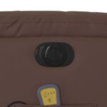 Fauteuil inclinable de massage électrique marron similicuir – Image 10