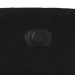 Fauteuil inclinable électrique noir velours – Image 9