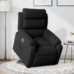 Fauteuil inclinable Noir Velours