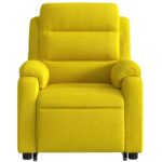 Fauteuil inclinable Jaune Velours – Image 6