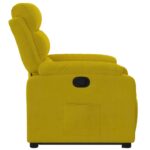 Fauteuil inclinable Jaune Velours – Image 7