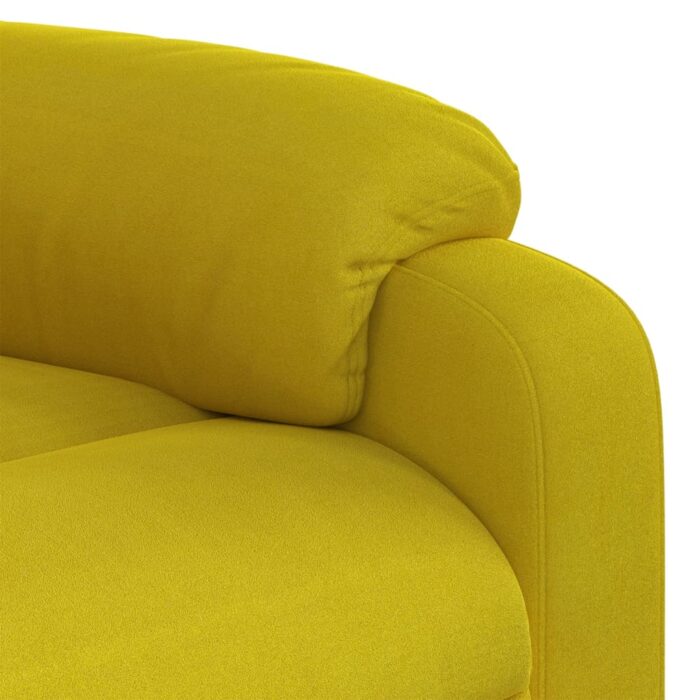 Fauteuil inclinable Jaune Velours – Image 8