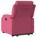 Fauteuil de massage inclinable Rouge bordeaux Velours – Image 2