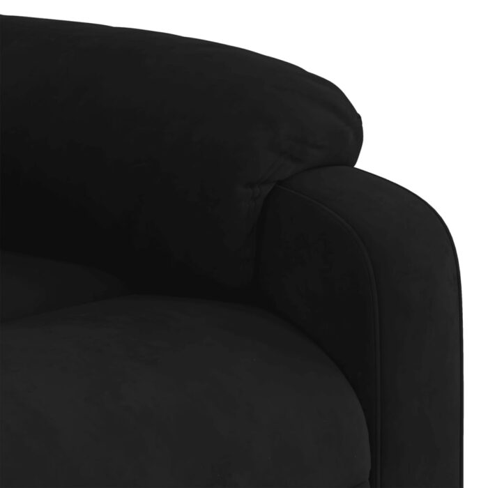 Fauteuil de massage inclinable Noir Velours – Image 8