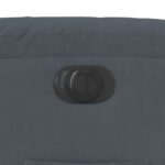 Fauteuil inclinable électrique gris foncé velours – Image 10