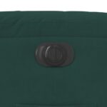 Fauteuil inclinable électrique vert foncé velours – Image 10