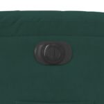 Fauteuil inclinable électrique vert foncé velours – Image 11